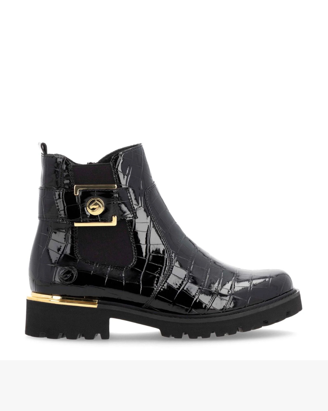Remonte Gold Croc Boot
