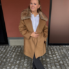 Coat Wool/Fur Caramel