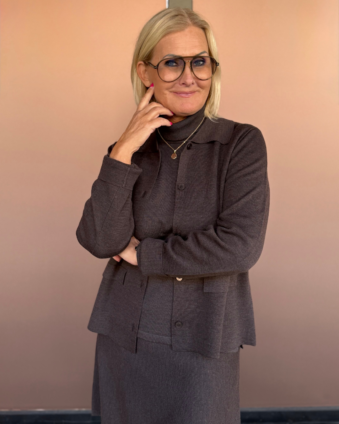 Amely Cardigan - Brown