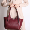 Coraline Shopping Bag - Bordeaux