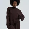 Woolen Sporty Sweat - Dark Brown