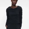 Carlina Top Technical Jersey - Black