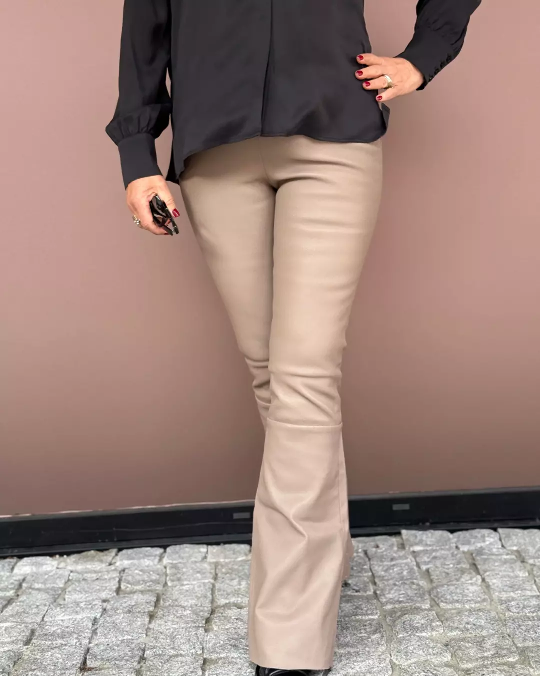 Amuse Skinnbukse Molly - Nougat