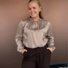 Amuse Silkebluse Mali - Sand