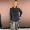 Silkebluse Lillie - Black