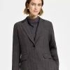 Stacie, blazer - Chocolate
