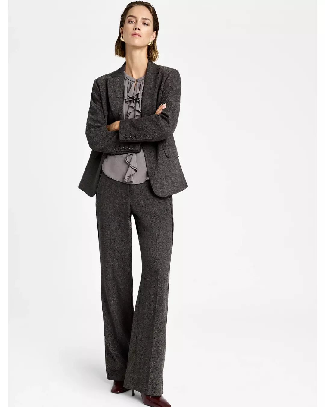 Esta, wide leg - Chocolate