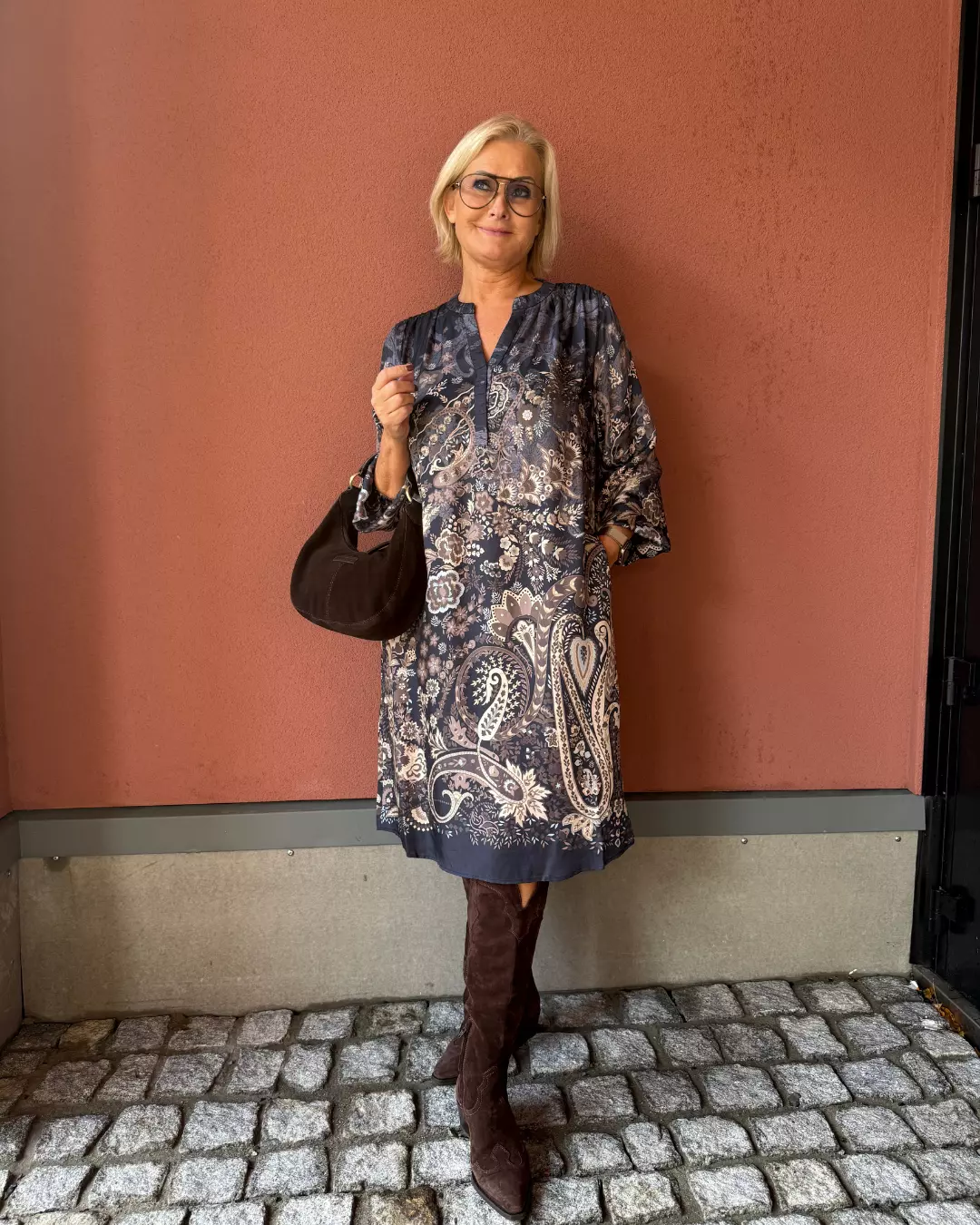 Sikka Knee Dress - Midnight