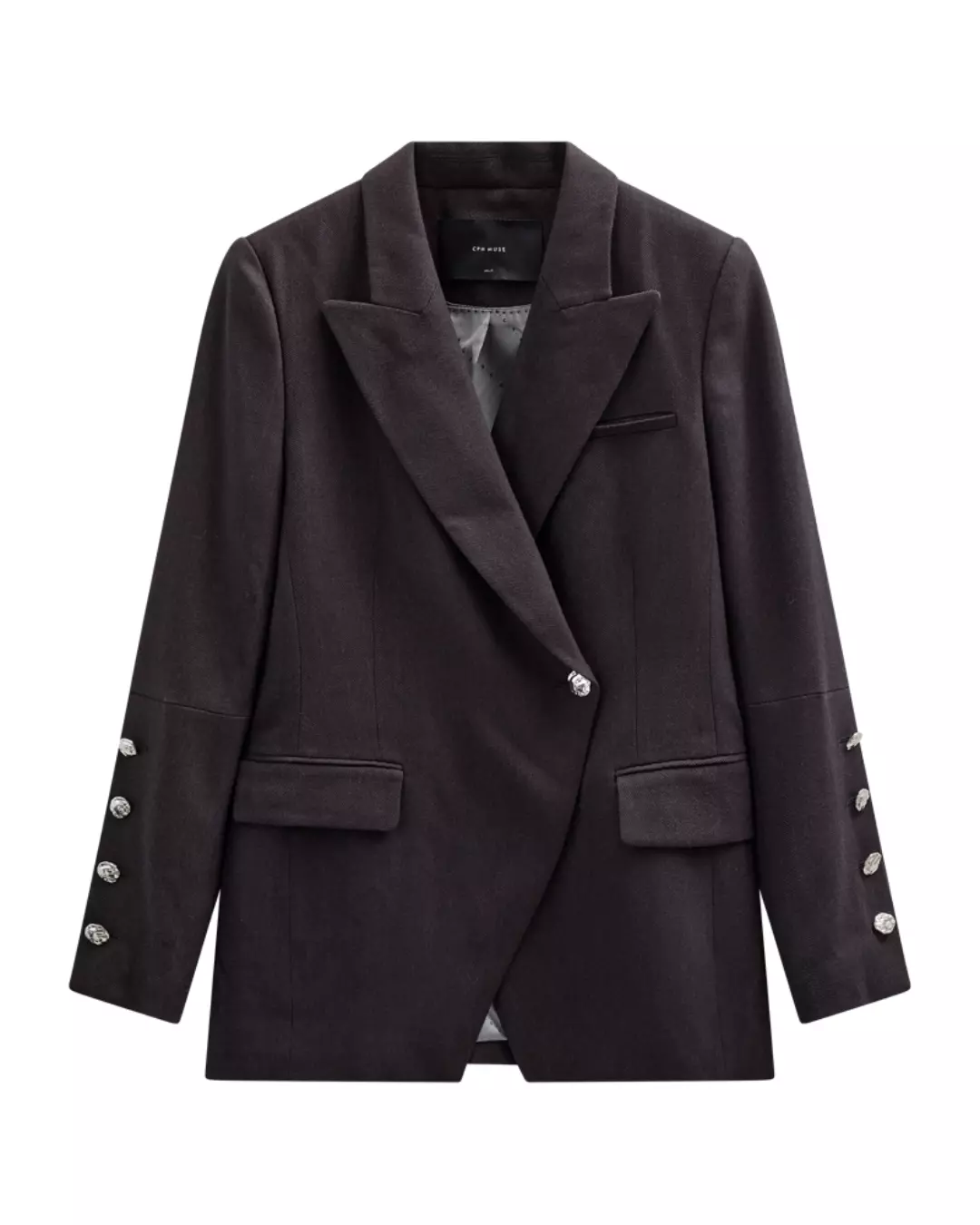 Tailor Blazer - Black w/Dark Grey Melange