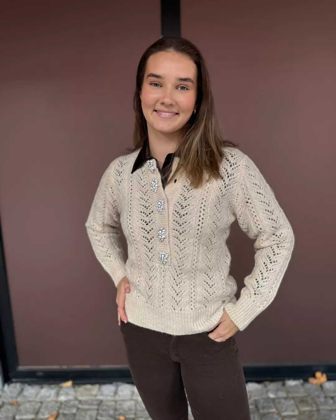 Emja, knit - Pale Sand