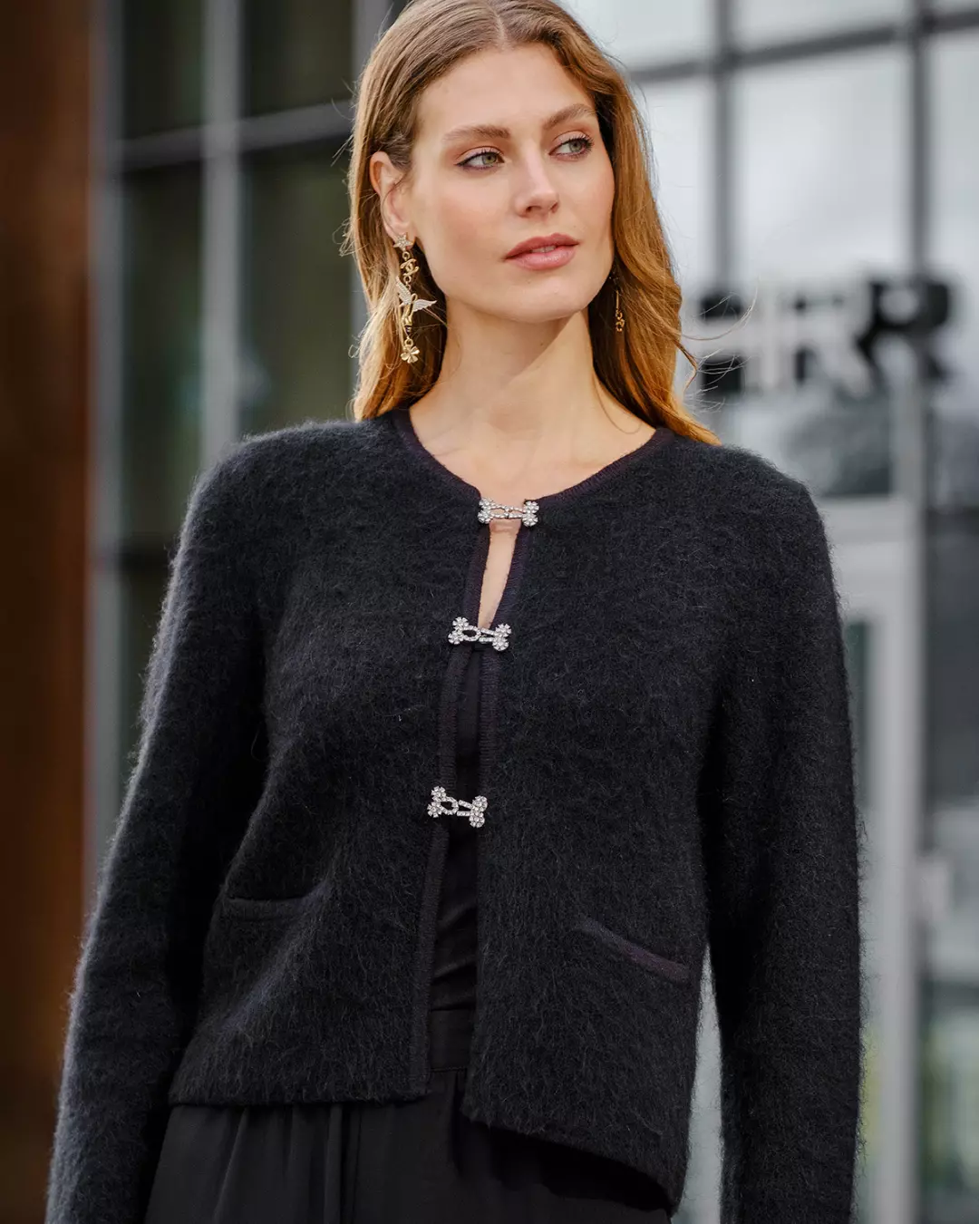 Edna Cardigan - Black