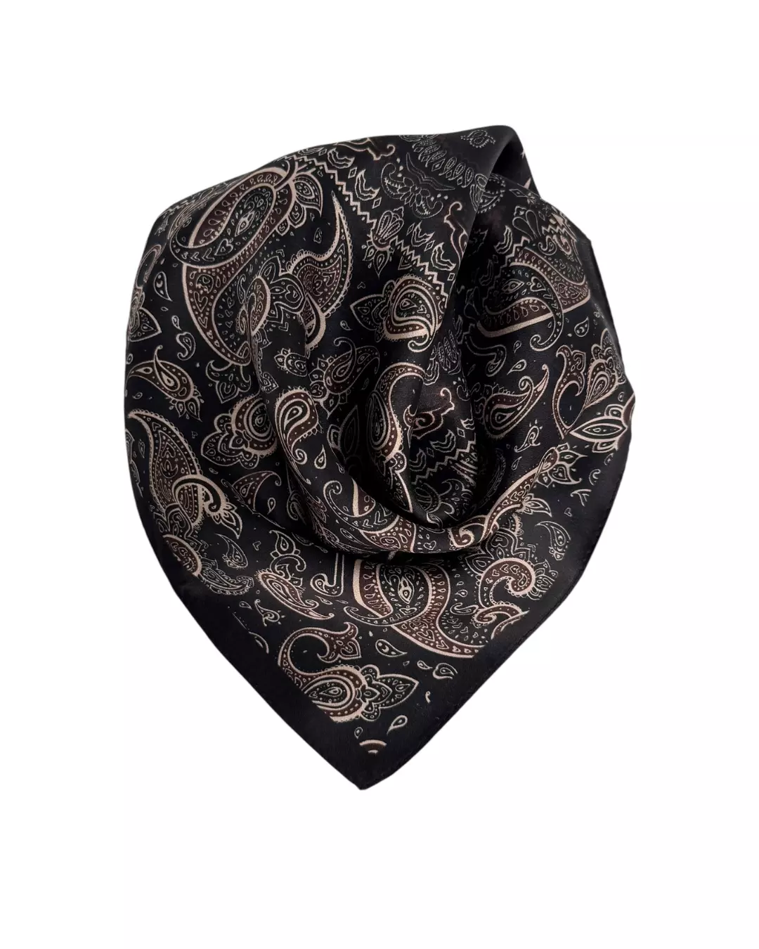 Noma Silk Skjerf 53x53 - svart