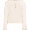 Sweater w/Collar - Ivory