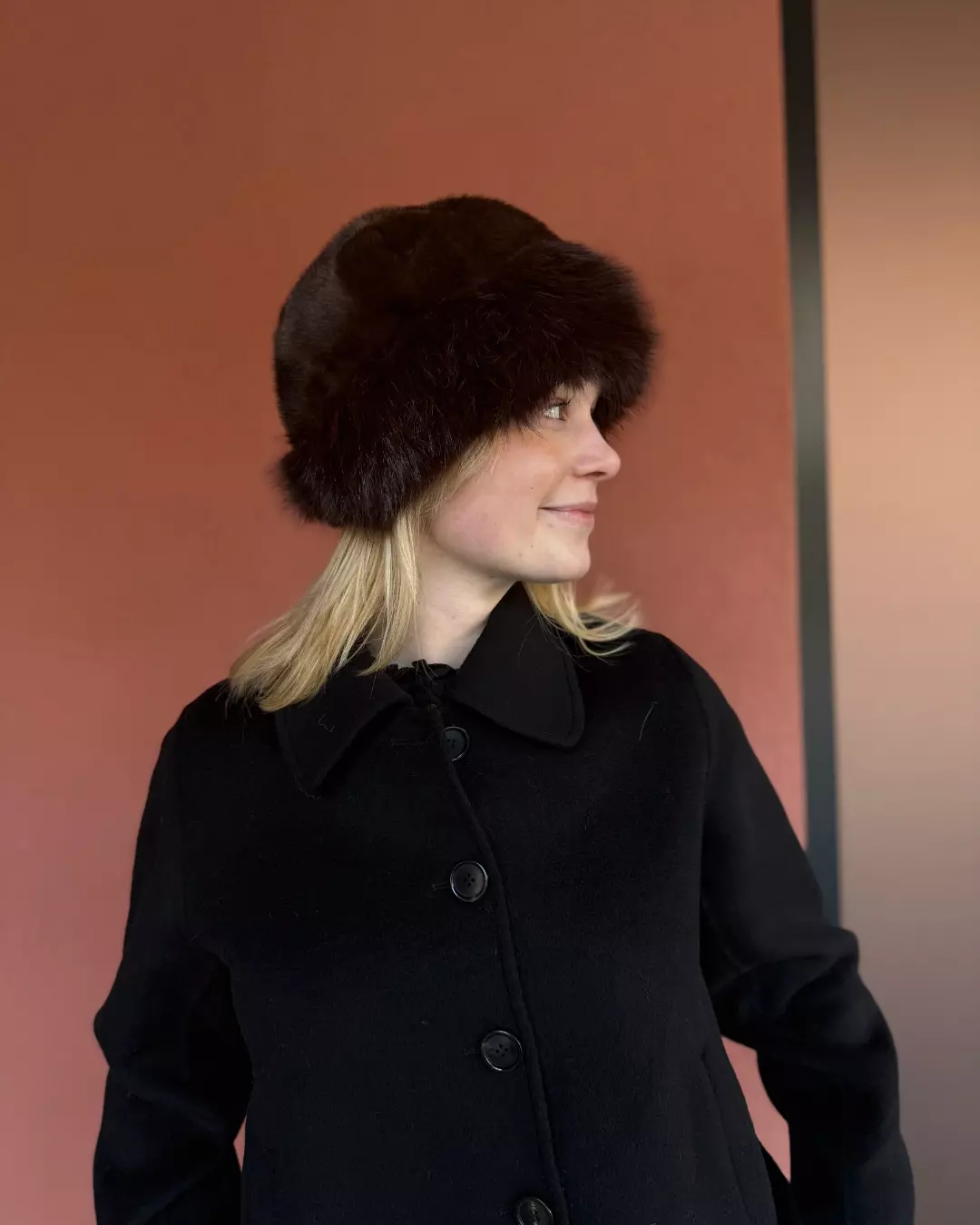 Sonja Fuskepels hatt - Mink