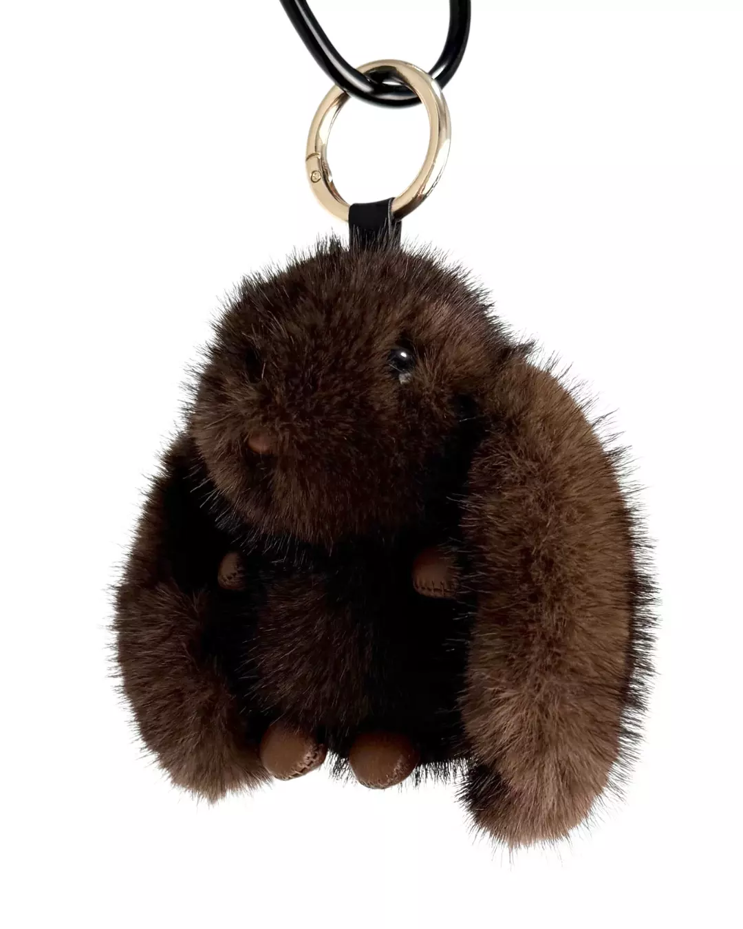 Bag charm kanin - Brun