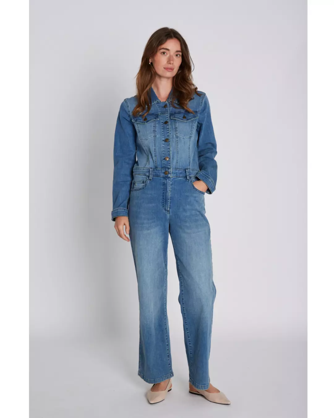 Bello Jumpsuit - Blue Denim