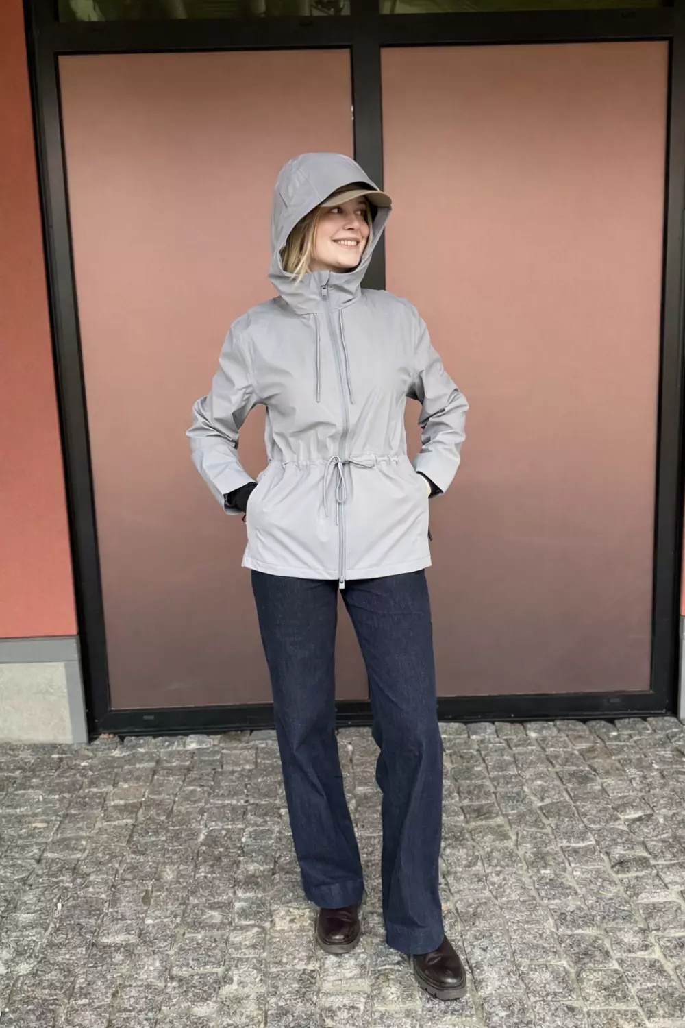 Suva Hardshell String Jacket - Pool