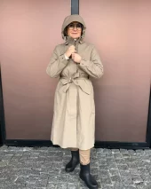 Suva Hardshell Coat  - Beige