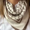 Amuse Skjerf Eloise - Sand/Offwhite