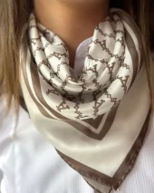 Amuse Skjerf Eloise - Sand/Offwhite