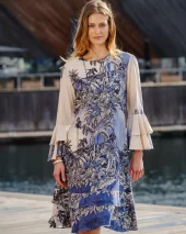 Ahloa Dress - Shaded Blue