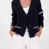 Jacket Strickblazer - Marine