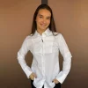 Manon Shirt Tux Front - White
