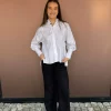 Anne-Geometric Pattern - White