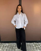 Anne-Geometric Pattern - White