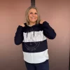 Pullover Blockringel - Marine Striped