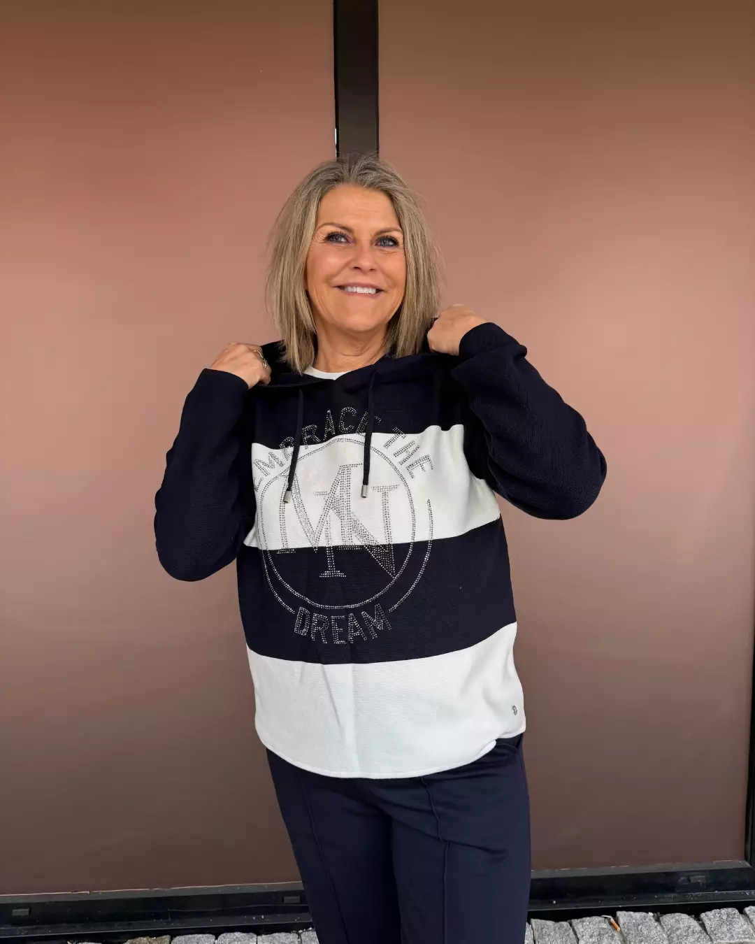 Pullover Blockringel - Marine Striped