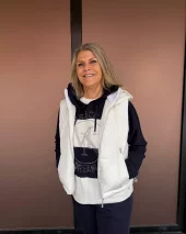 Waistcoat Stepp Hood - Off White