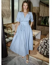 Maria Dress Seaside Stripe