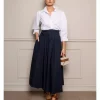Astrid Skirt Marine Poplin
