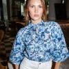 Ella Blouse - Bleu De France
