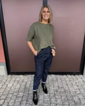 Carrot Pants - Dark Blue