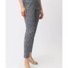 Slim Geometric Ankle-length - Navy