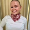 Silkeskjerf - Pink/Burgundy