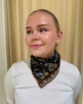 Silkeskjerf - Brown/Black