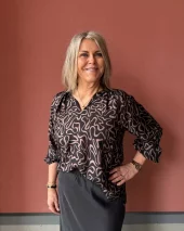 Amuse Bluse Hilde - Black Print