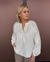 Annsofie, blouse - White