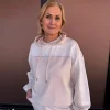 Sweatshirt w/color block - Beige