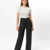Asana Relaxed Straight Pant - Black