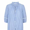 Uriel Blouse - Hyrangea