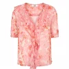 Gini Blouse - Coral Blush