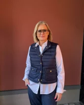 Feminne LW down vest- navy