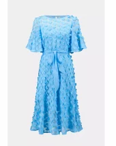 JR Flower Dress Sky Blue