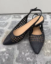 Sling Back - Black