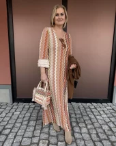 Rachel Knit Long Dress - Multi
