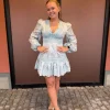 Castle LaceDress - Baby Blue
